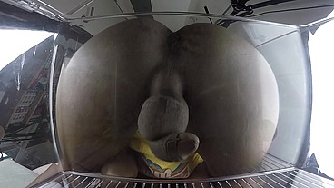 Is This Seat Taken? Trans Girl Sits On You - Crushed By My Ass, Dick and Balls!