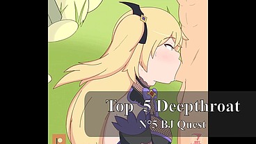Top 5 - Best Deepthroat in video games Compilation Ep.2