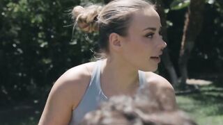 Sweatin and Screamin Anna Claire Clouds Explicit Outdoor Adventure