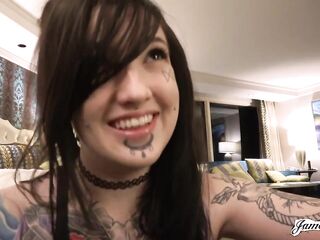 JamesDeen - TATTOOED ALT HONEY KELSI LYNN GETS DRILLED IN HOTEL BY JAMES DEEN