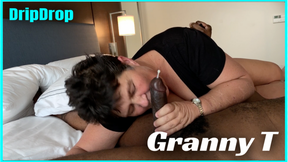 DRIPDROP: Granny Sucks The Life Out Of A Young BBC!!!
