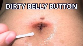 My disgusting navel - extreme cleaning with swabs and tweezers