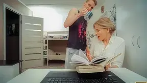 TUTOR4K. Man prefers sex with mature women and has temptation plan for tutor
