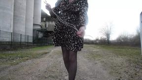 sounding transgenre outdoors lingerie sissy 4