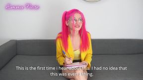 My Slutty Student Psychoanalyzes My Cock ( Virtual Sex) - Emma Fiore