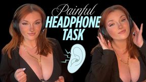 Painful Headphone Task - Slave Training Verbal Humiliation Degradation Tasks Loser Beta Bitch