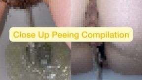 Close up Pee Compilation