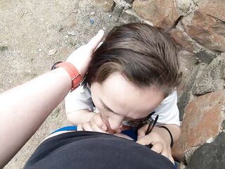 A pair has risky sex whilst visiting an ancient fortress. Trying not to get caught by guards.
