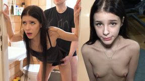 Roughly penetrated Sophie Weber, a TikTok cutie, for a memorable party pre-game