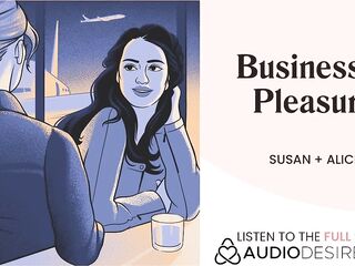 Sex with a hot stranger in the airport VIP lounge [lesbian] [fingering] Erotic Audio Porn