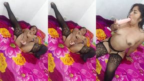 que rico orgasmo me saco mi juguetito