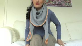 Lady Victoria Valente - Cashmere Outfit, Beautiful Hands, Long Fingernails, Close-ups, JOI
