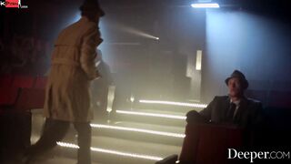 Deeper. Cecilia sucks stranger's cock while boyfriend watches