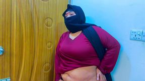 hot maid enjoy sex after work in office - muslim sexy maid girl in saudi arabia
