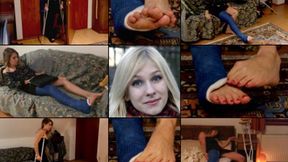 Beatrice LLC Back from Work and Off Her Aching Feet with Foot Play (in HD 1920X1080)