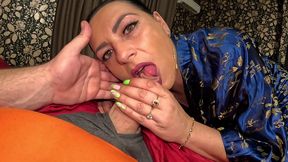 a slutty geisha suck cock and play with cum 274