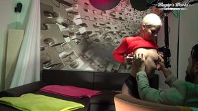 behind the scenes of gorgeous nesty gets her pussy banged