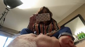 Close Up Barefoot Head and Face Stand 4 - FULL HD 720p