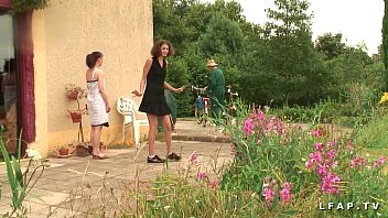 A libertine step mother and daughter fucked and sodomized by Grandpa and his po