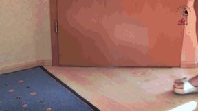Toy stuff under wooden flats
