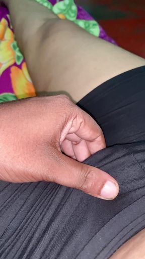 Boy Play with Her Booms Pussy