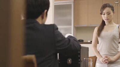 Adorable Asian girl is manhandled before sucking a hard cock