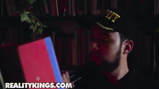 REALITY KINGS - Selina Bentz & Kai Hide From The Security Guard & Get Fucked In The Library