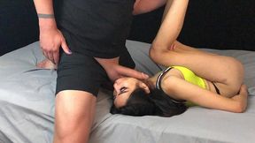 erotique entertainment - submissive asian eva yi smiles as she gets the fuck of her life from eric john s big beautiful cock on erotiquetvlive