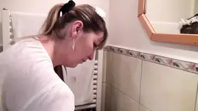 Fat Maid Caught Bathing and Fucked