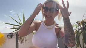 Jerk off for the milf neighbour