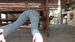 arse between the boards m