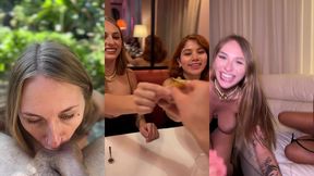 angel young & marina gold share a big hard dick in milan