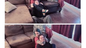 Leg scissors and rear naked chokehold