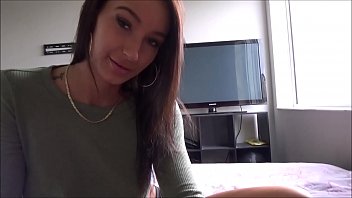 Big Boobed Step Sister Screws Tiny Step Brother for Cash