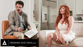 Pervert Therapist Can't Get Enough of Redhead MILF Lauren's Hot Body