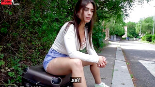 Caught on Tape Wild Public Encounter Between Shy Agent Tru Kait and Hung Stranger