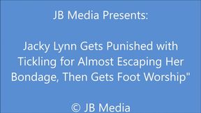 Jacky Lynn Tickled and Teased While Bound Wrists to Ankles - HD