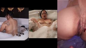 madura latina tetona culona en el jacuzzi meada y follada