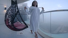 Mistress Kennya In Bdsm Vacation Fantasy Balcony Tease