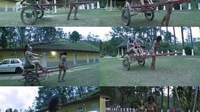 PONY EXTREME HUMILIATION CART LOAD -- TOP GIRL JESSICA ALMEIDA - CLIP 2