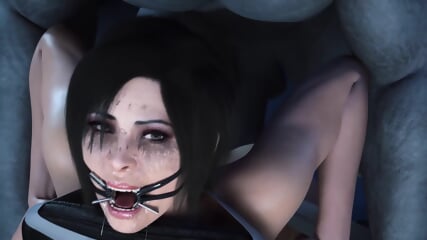 Her anal didn't know what it was capable of.. Hot 3D bdsm animated sex where a master fucks a girl in ass and cum inside