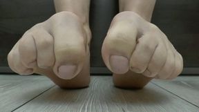 Nude polish toe curls (part 3) WMV FULL HD 1080p