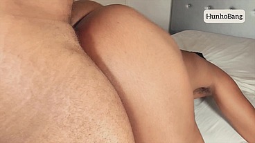 Home Alone With My Ebony pussy Stepsister, And things got juicy