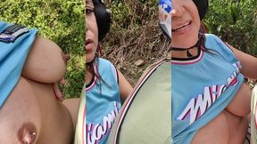 mi hijastro me hace mostrasr las tetas en publico