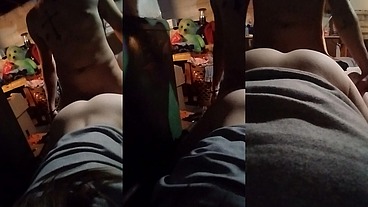 Phat ass bent over doggystyle