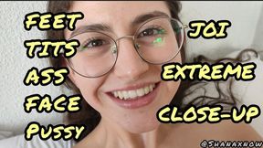 EXTREME CLOSE-UPS FEET PUSSY ASS FACE