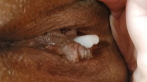 Meaty Pussy Wife Getting Fucked and Getting a Huge Creampie Inside Her Pussy