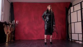 Pure Leather And A Long Bullwhip (FULL HD) – Lady Mercedes