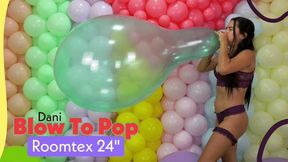 Dani Blow To Pop Green RoomTex 24" - 4K