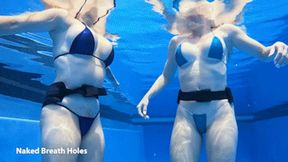 Lory Lace and Cory Chase Go Underwater - Naked Breath Holds (HD-720)